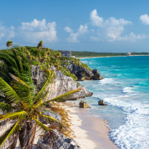 Cliffs in Mexico picture taken from the Platinum Yucatan Princess and Suites Hotel Trip
