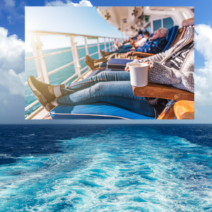 Relaxing on a cruise ship looking at the sea 7 Nights Bermuda Cruise (Norwegian Jewel)