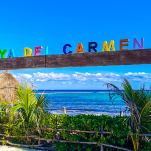 sign at Playa del Carmen Escape