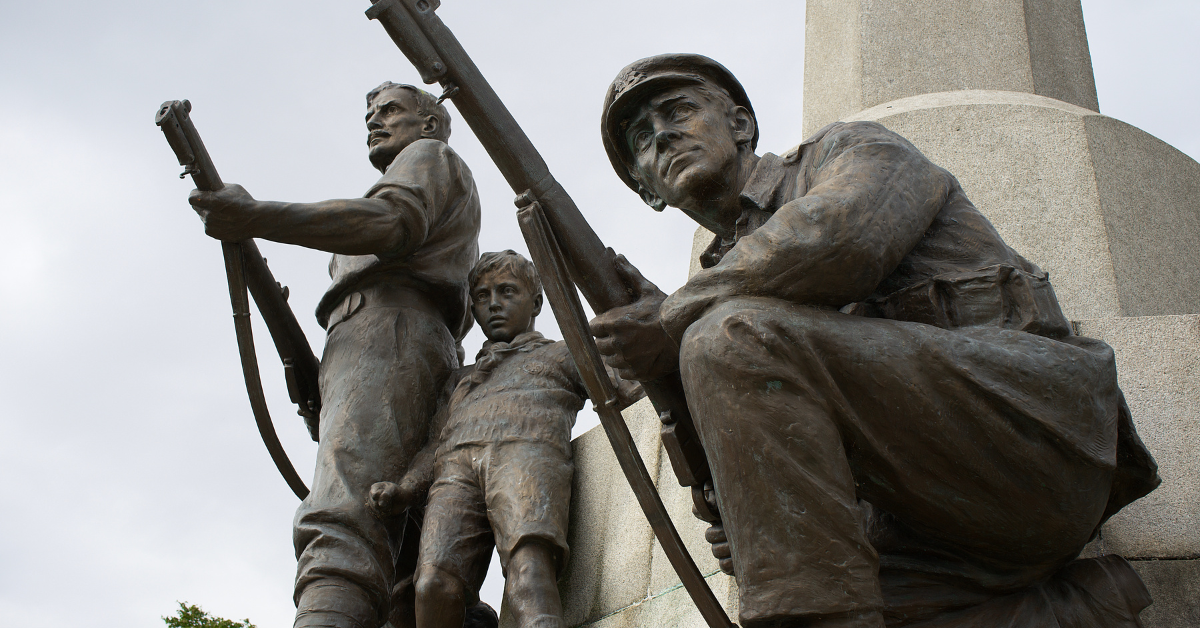 WWII Statue Poland, East Germany & World War II