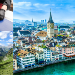 images from Spectacular Switzerland, Maison Cailler Swiss chocolate factory, and Zurch