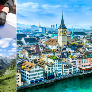 images from Spectacular Switzerland, Maison Cailler Swiss chocolate factory, and Zurch