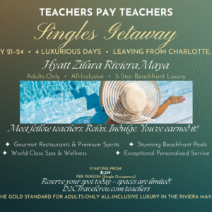 Singles Escape & Elevate - The Ultimate Teacher’s Recharge
