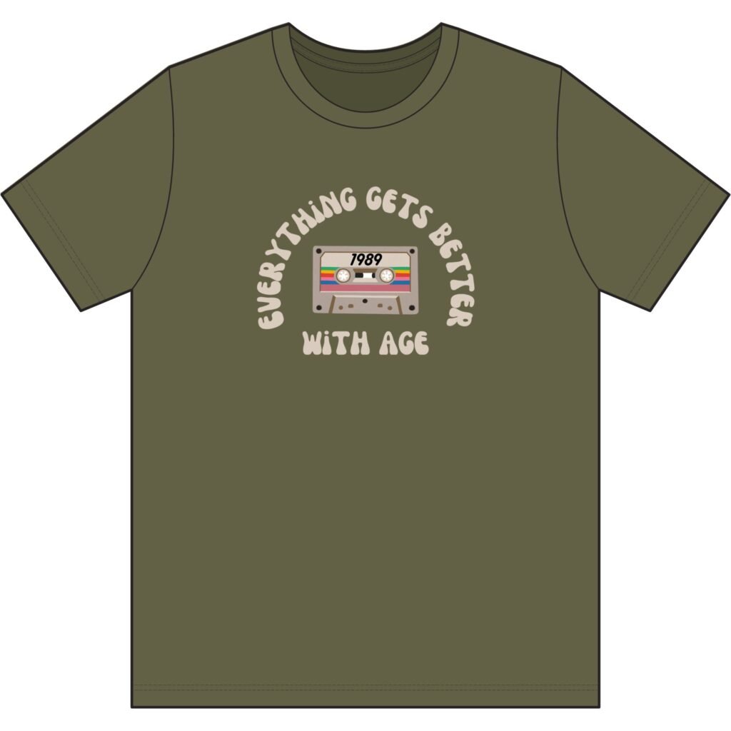 Everything Gets Better With Age Cassette Tee