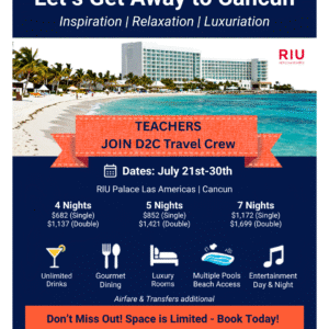 Teachers: Let's Get Away to Cancun