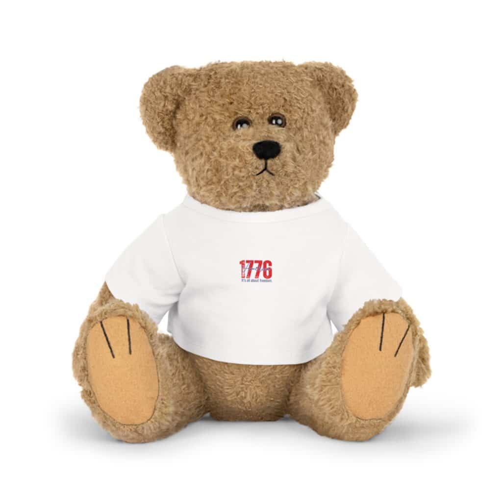 1776 Bear Plush with Patriotic Tee